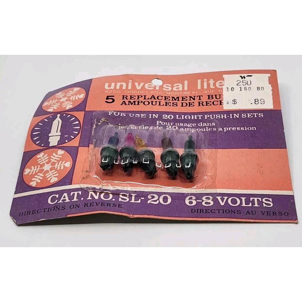 Vintage Universal Miniature Lights Replacement Lamps  6-8 Volt Canada